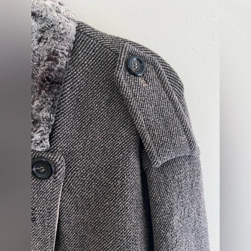 Vintage Escada brown Double-Breasted Pea Coat - Picture 6 of 15